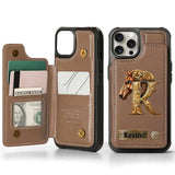 Love Horse - Personalized Horse Wallet Phone Case