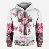 Faith Hope Love - Personalized Breast Cancer Awareness All Over Shirt