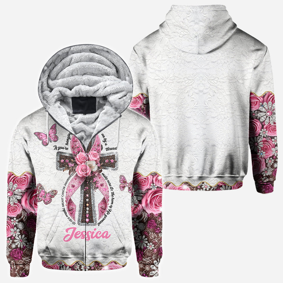 Faith Hope Love - Personalized Breast Cancer Awareness All Over Shirt