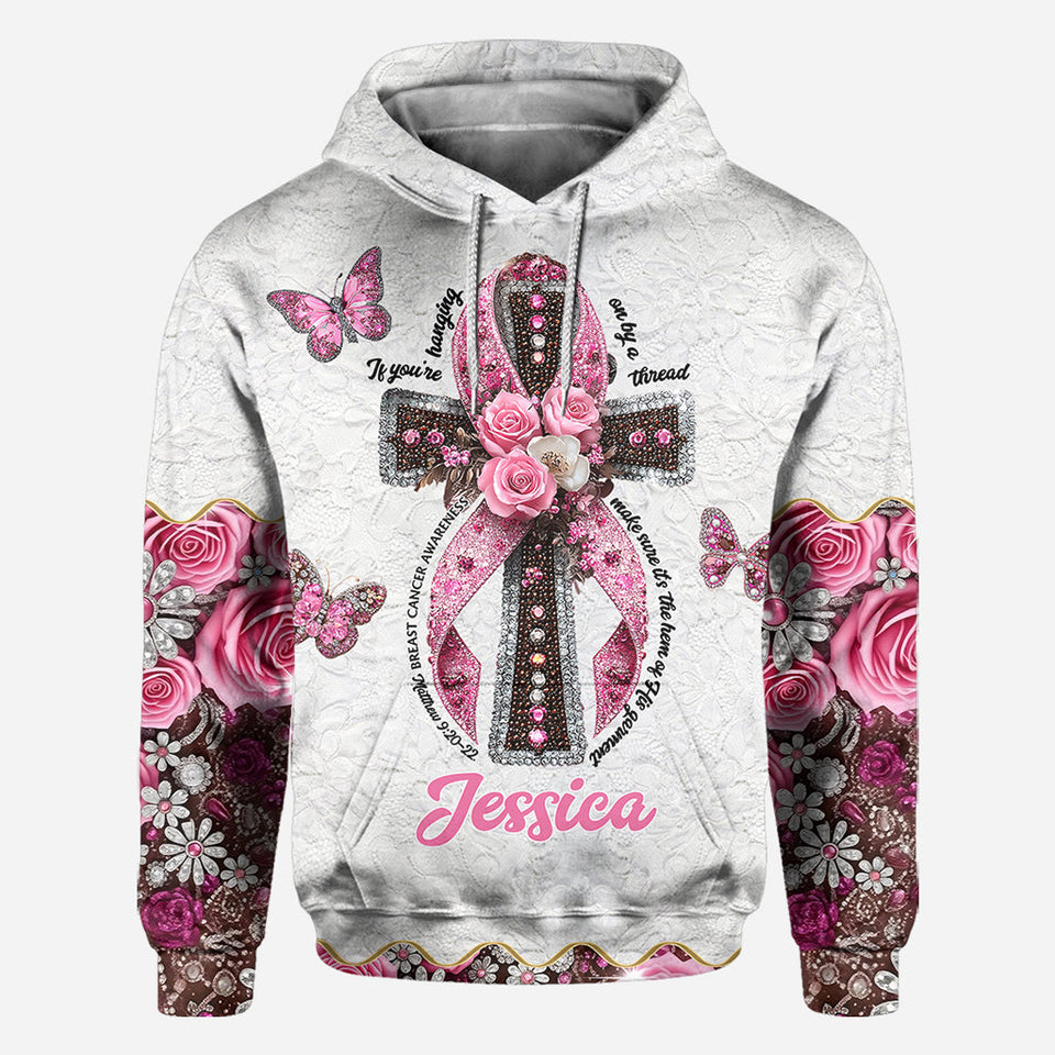 Faith Hope Love - Personalized Breast Cancer Awareness All Over Shirt