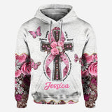 Faith Hope Love - Personalized Breast Cancer Awareness All Over Shirt