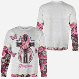 Faith Hope Love - Personalized Breast Cancer Awareness All Over Shirt