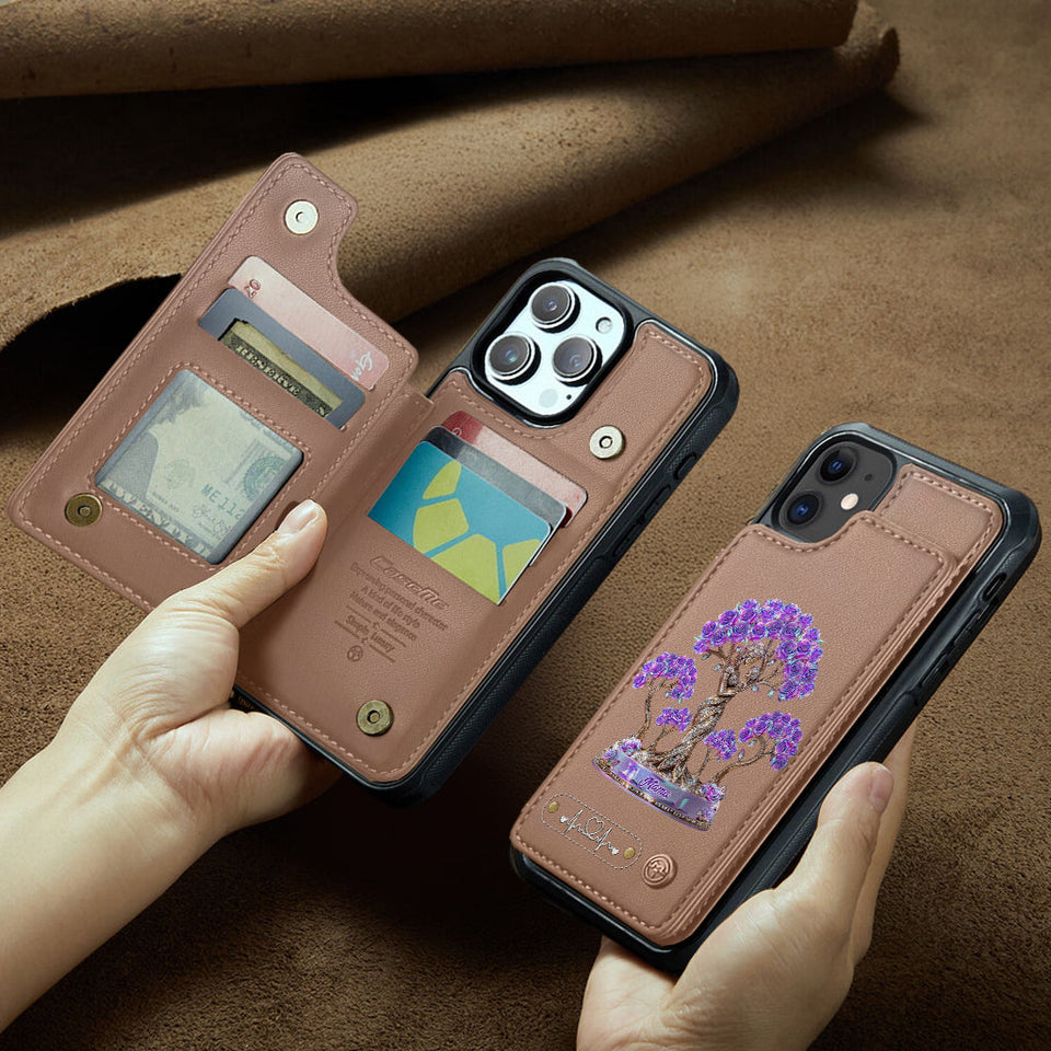Best Mom Ever - Personalized Mother Wallet Phone Case