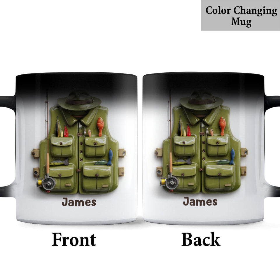 Fishing Vest - Personalized Fishing Mug
