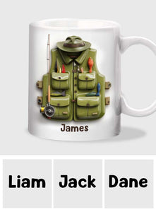 Fishing Vest - Personalized Fishing Mug