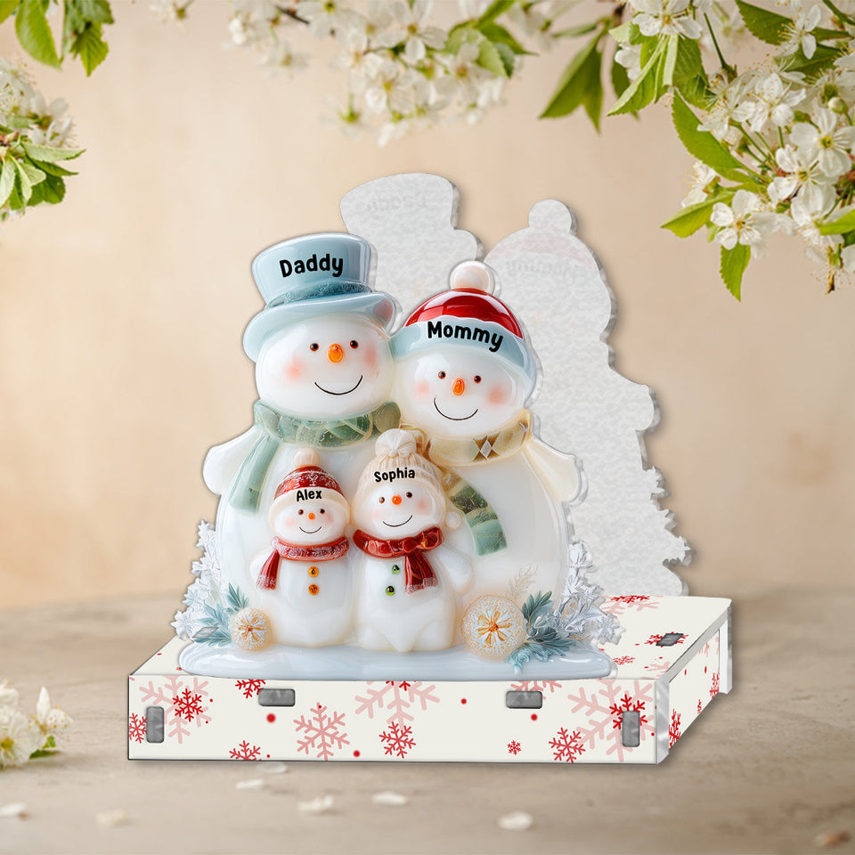 Merry Christmas - Personalized Family Paper Towel Holder