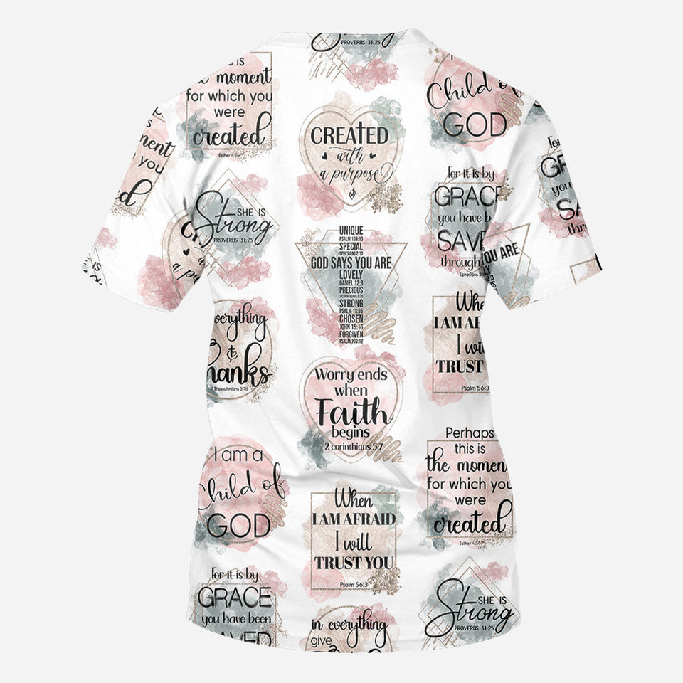 I'm A Child Of God - Personalized Christian All Over Shirt