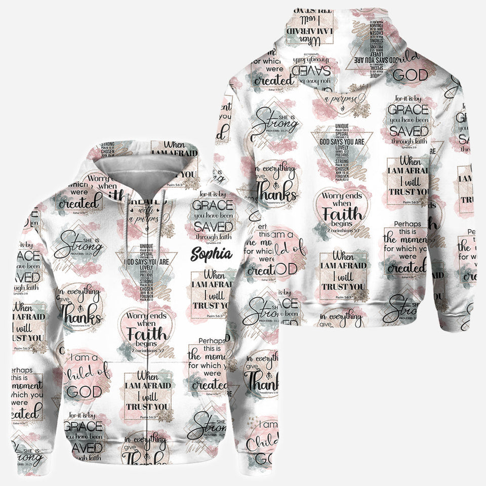 I'm A Child Of God - Personalized Christian All Over Shirt