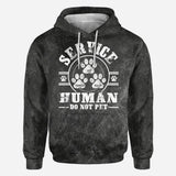 Service Human Do Not Pet - Personalized Dog All Over Shirt