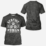 Service Human Do Not Pet - Personalized Dog All Over Shirt
