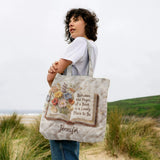 Custom Any Photo - Personalized Book Quilted Tote Bag