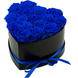 16 Roses Flower Forever Heart Shape Box