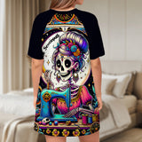 The Sewciopath - Personalized Sewing Sleep T-shirt Dress