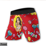 I Love My Lollipop - Personalized Spicy Couple Men’s Boxer Briefs