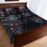 Halloween Mansion - Personalized Witch Quilt Set