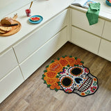 Día de Muertos, Day Of The Death - Personalized Latina Women Non-Slip Tufted Rug