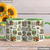 Life Is Better At The Garden - Personalized Gardening Accent Mug