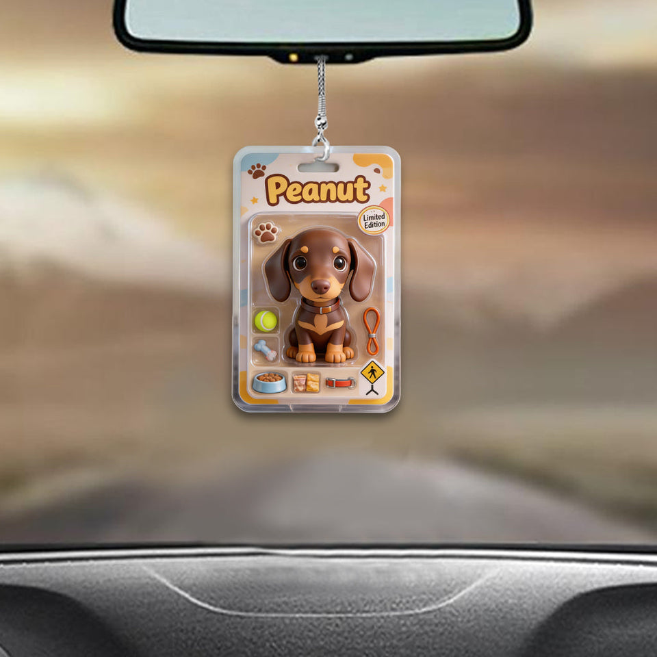 Custom Pet Photo - Personalized Dog Car Ornament