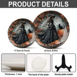 I'm A Witch - Personalized Witch Ceramic Round Plate