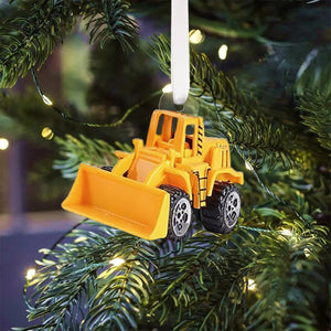 Christmas Vehicle - Personalized Kid Folded Advent Calendar With Ornaments