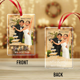 Caricature Style Art - Personalized Couple Ornament