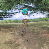 Garden Lovers Gift - Personalized Gardening Wind Chime With Charms