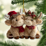 You & Me We Got This - Personalized Highland Cow Ornament