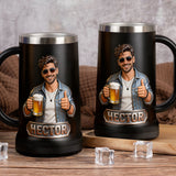 Custom Any Photo Beer Lovers - Personalized Beer Beer Stein