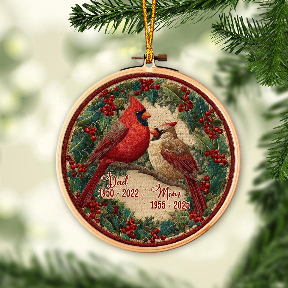 Heaven Is A Beautiful Place - Personalized Memorial Ornament