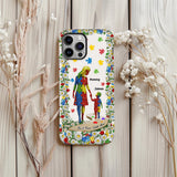 Tu ne marcheras jamais seul - Coque de téléphone personnalisée avec impression intégrale pour la sensibilisation à l'autisme