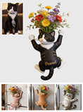 Custom Any Pet Photo - Personalized Cat Magnetic Flower Vase