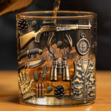Love Hunting - Personalized Hunting Whiskey Glass