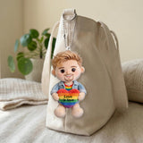 Love Is Love - Personalized LGBT Support Plush Keychain