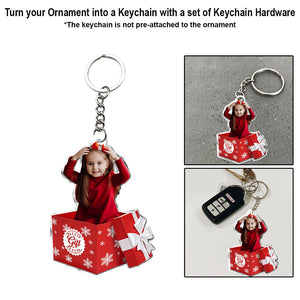 Best Gift Ever Photo Upload - Personalized Family Custom Shaped Ornament