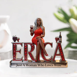 Custom Any Photo - Personalized Wine Custom Shaped Acrylic Plaque