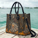 Moonlight Broom - Personalized Witch Leather Handbag