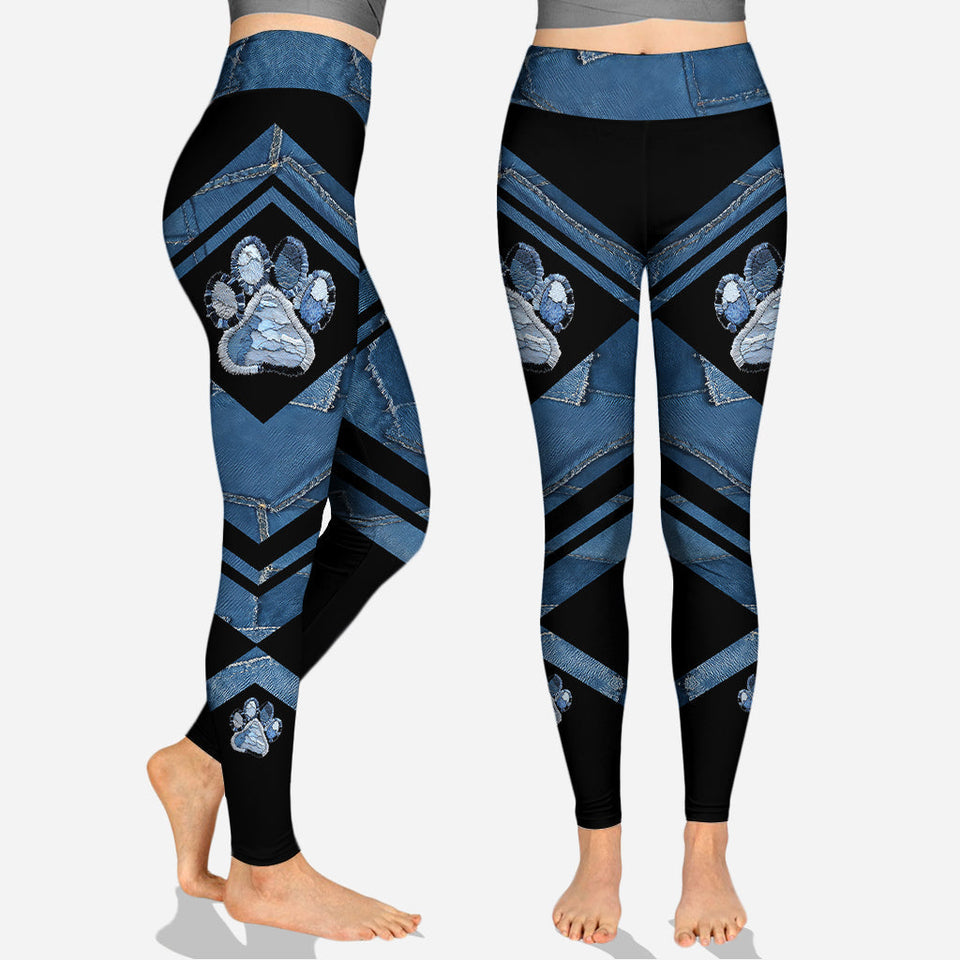Just A Girl Who Loves Dog - Personalized Dog Hoodie and Leggings