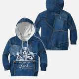 Just A Girl Who Loves Dog - Personalized Dog Hoodie and Leggings