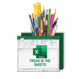 Freak In The Sheets - Personalized Colleague Wooden Pen Holder