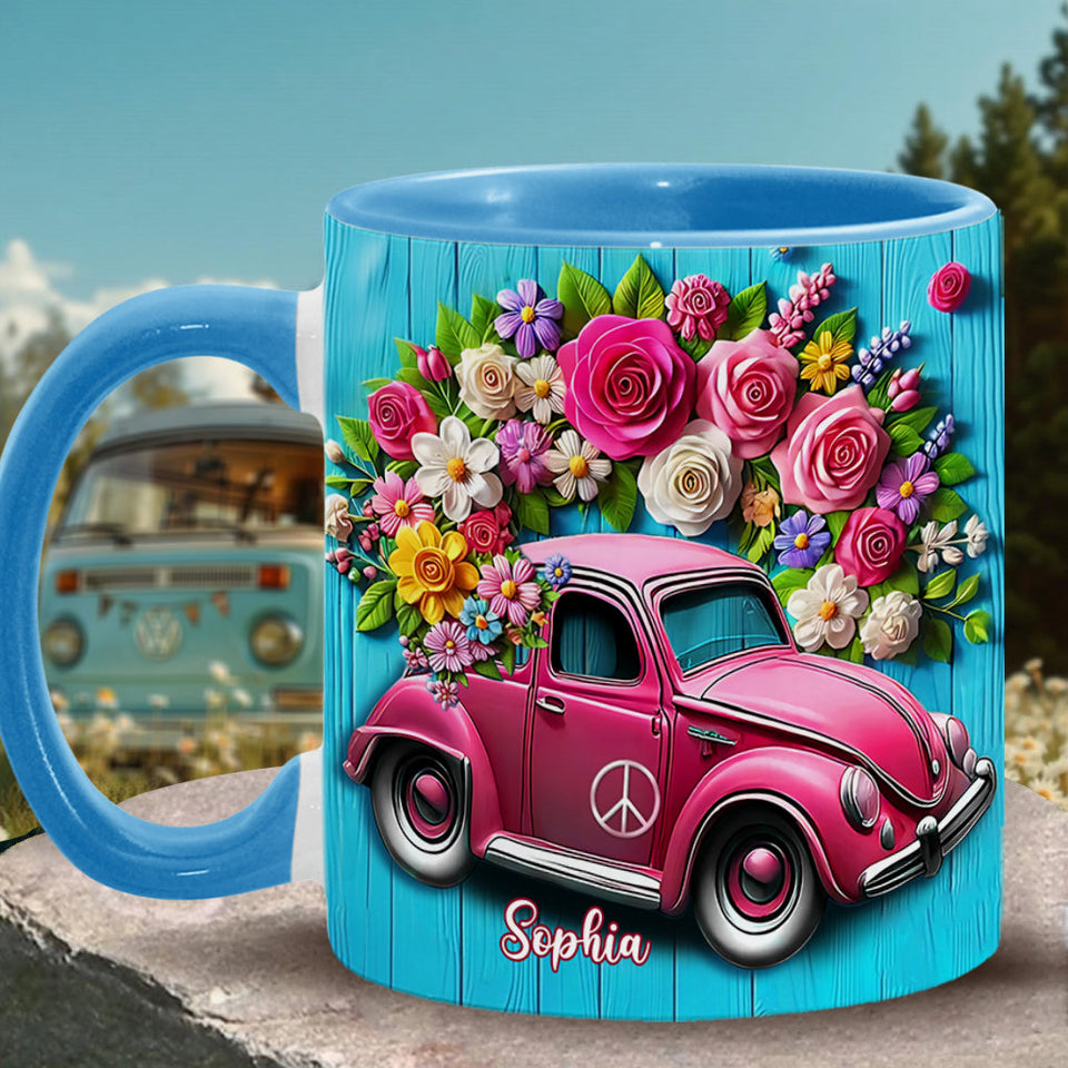 Hippie Soul - Personalized Hippie Accent Mug