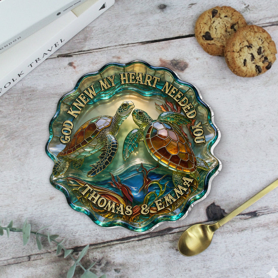 Turtle Couple - Personalized Turtle Catch-All Tray