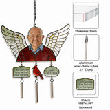 In Loving Memory - Personalized Memorial Wind Chime With Charm