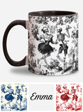 Til Death Do Us Part Aloha Skeleton - Personalized Couple Accent Mug