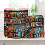 Gardening Is My Therapy - Personalized Gardening Accent Mug