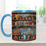 Gardening Is My Therapy - Personalized Gardening Accent Mug