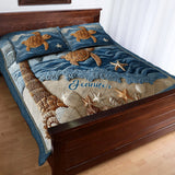Love Turtles - Personalized Turtle Quilt Set