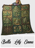 Get High - Personalized Weed Quilt