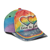 Love Is Love - Personalized LGBT Support Classic Cap