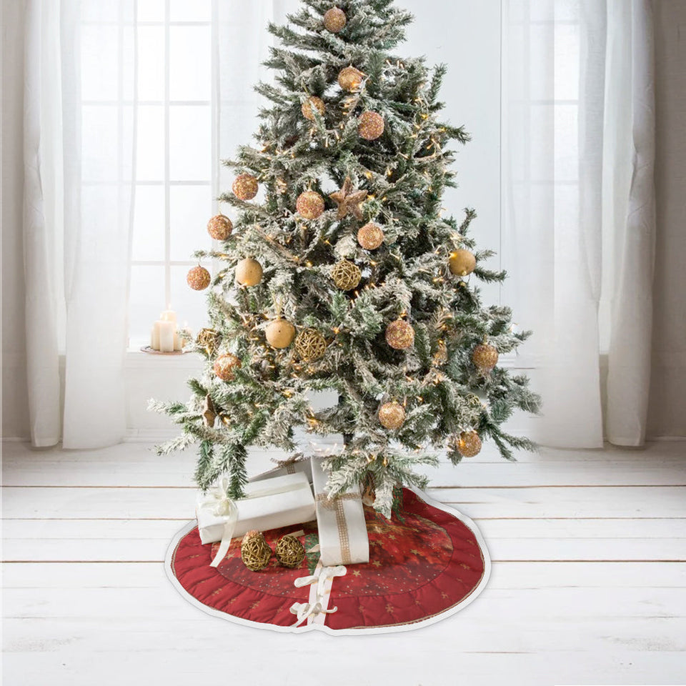 Jesus Is The Reason For The Season - Personalized Christian Tree Skirt - Personalized Christian Tree Skirt