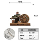 It's Always Fish O'clock - Personalized Fishing Desk Clock Plaque